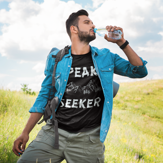 Peak Seeker Loves Mountains - NOT SOLD IN STORES - Hiker, Trekker, Adventurer, Hiking, Trekking, Adventure, Mountain Climber T-Shirt