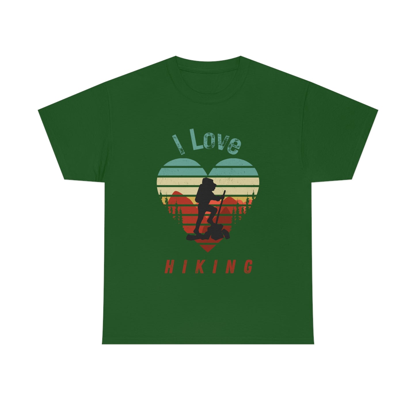 I Love Hiking - Hiking is IN My Heart T-Shirt - Does your heart get pumping when you think about Hiking? Express Shipping Available