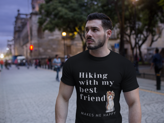 Hiking With My Best Friend - Yorkie T-Shirt