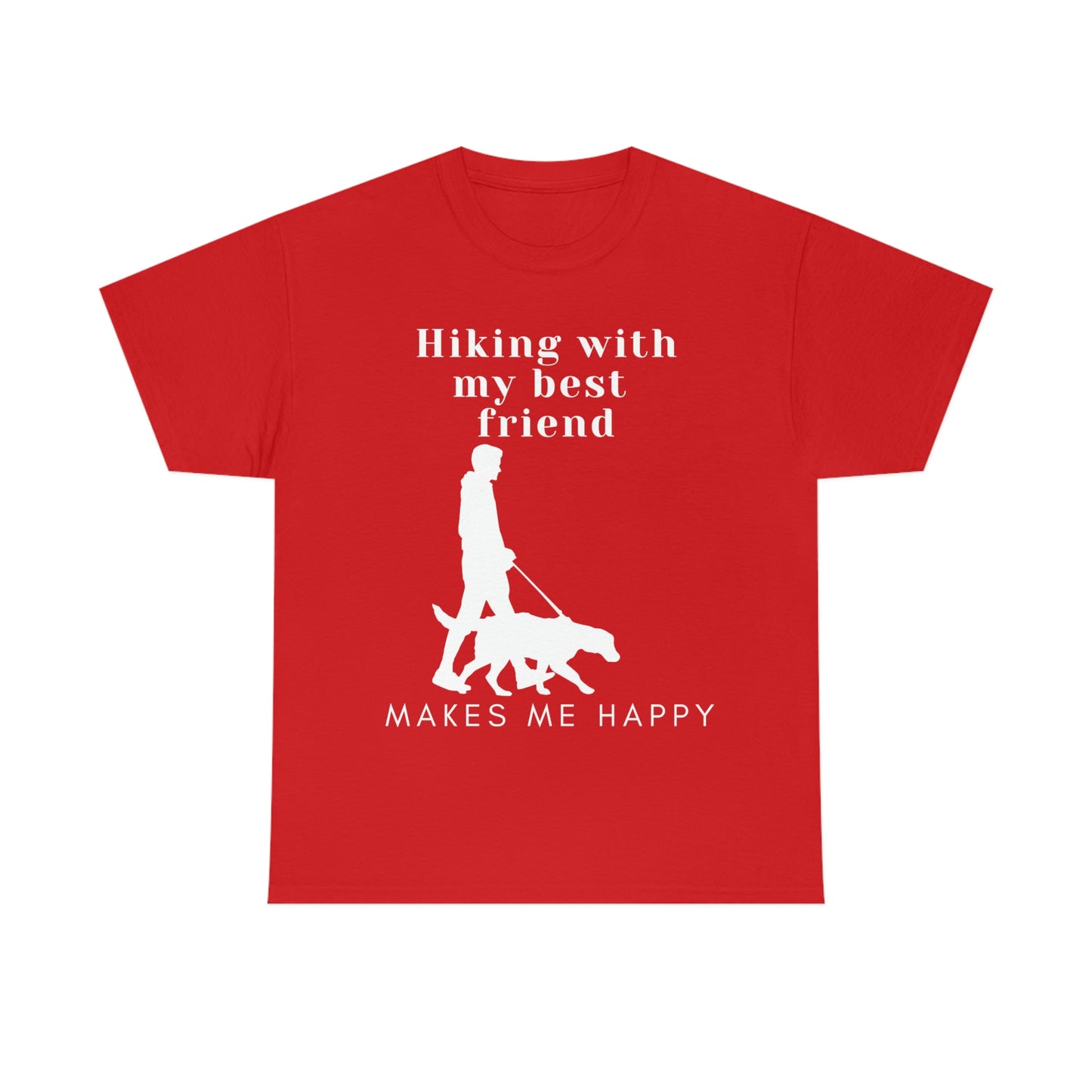 Hiking With My Best Friend - A Man & His Dog - T-Shirt