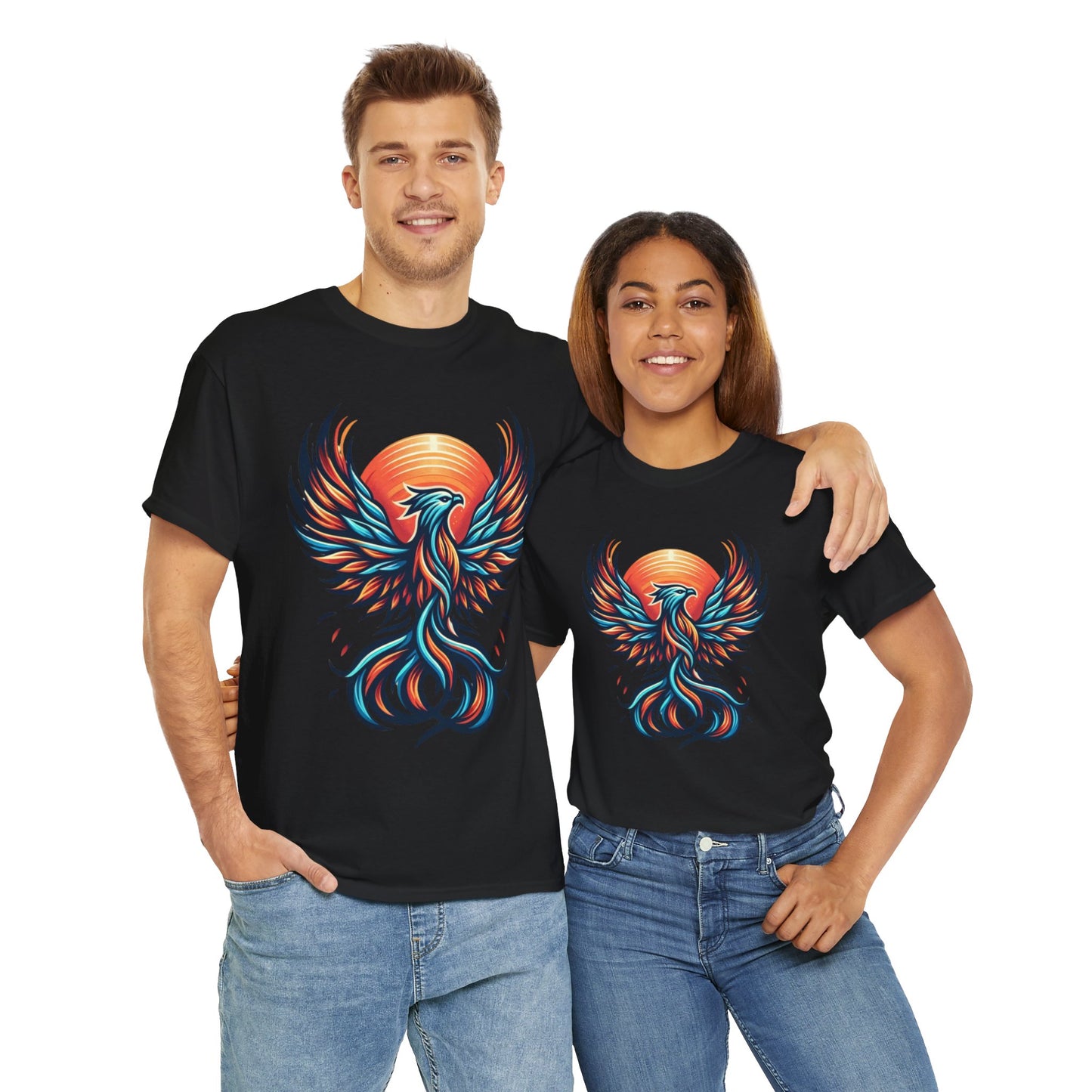 Phoenix Rising Again - T-Shirt - Resilience | Are you celebrating a rebirth? The Phoenix is the symbol of overcoming obstacles and change in life.