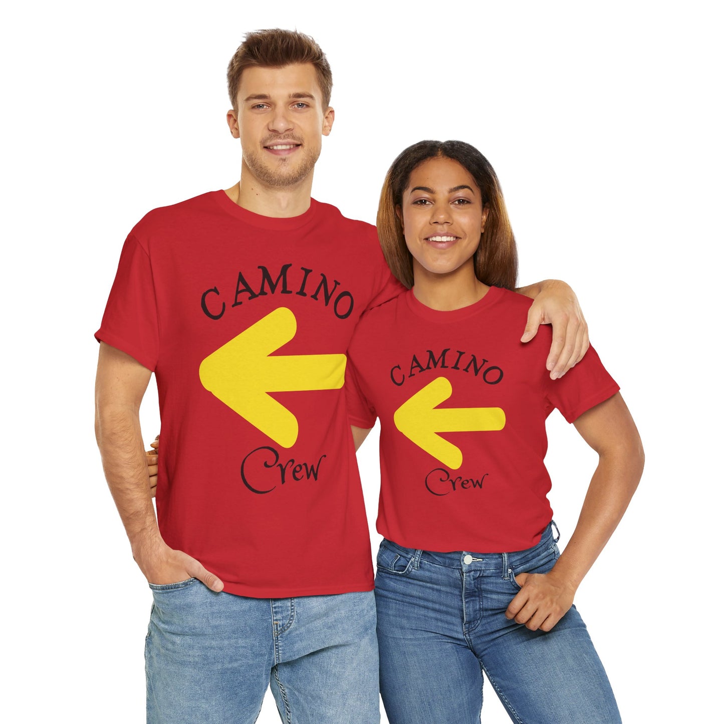 Camino Companions Tee: Join the "Camino Crew" and Embrace the Pilgrim's Path  Custom Design Not Sold In Stores