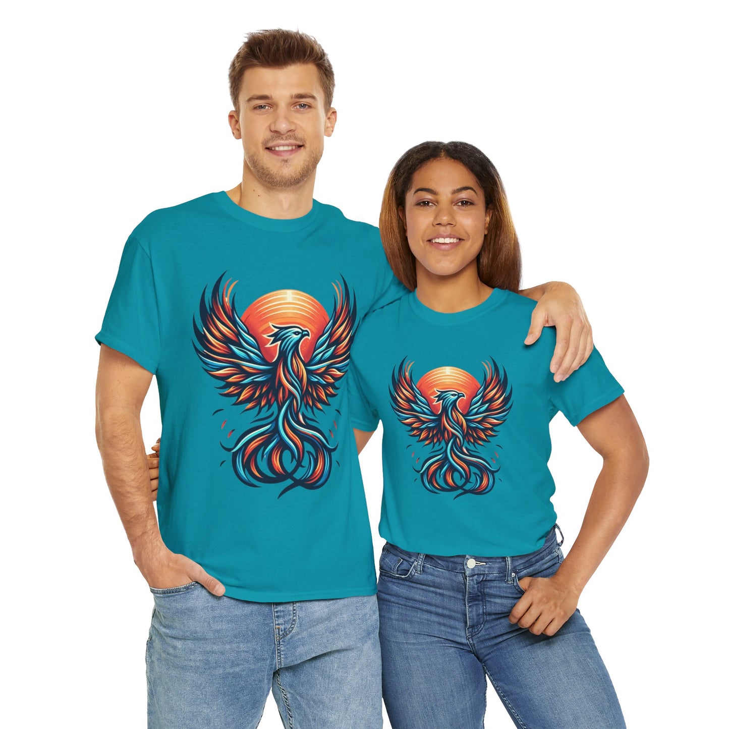 Phoenix Rising Again - T-Shirt - Resilience | Are you celebrating a rebirth? The Phoenix is the symbol of overcoming obstacles and change in life.