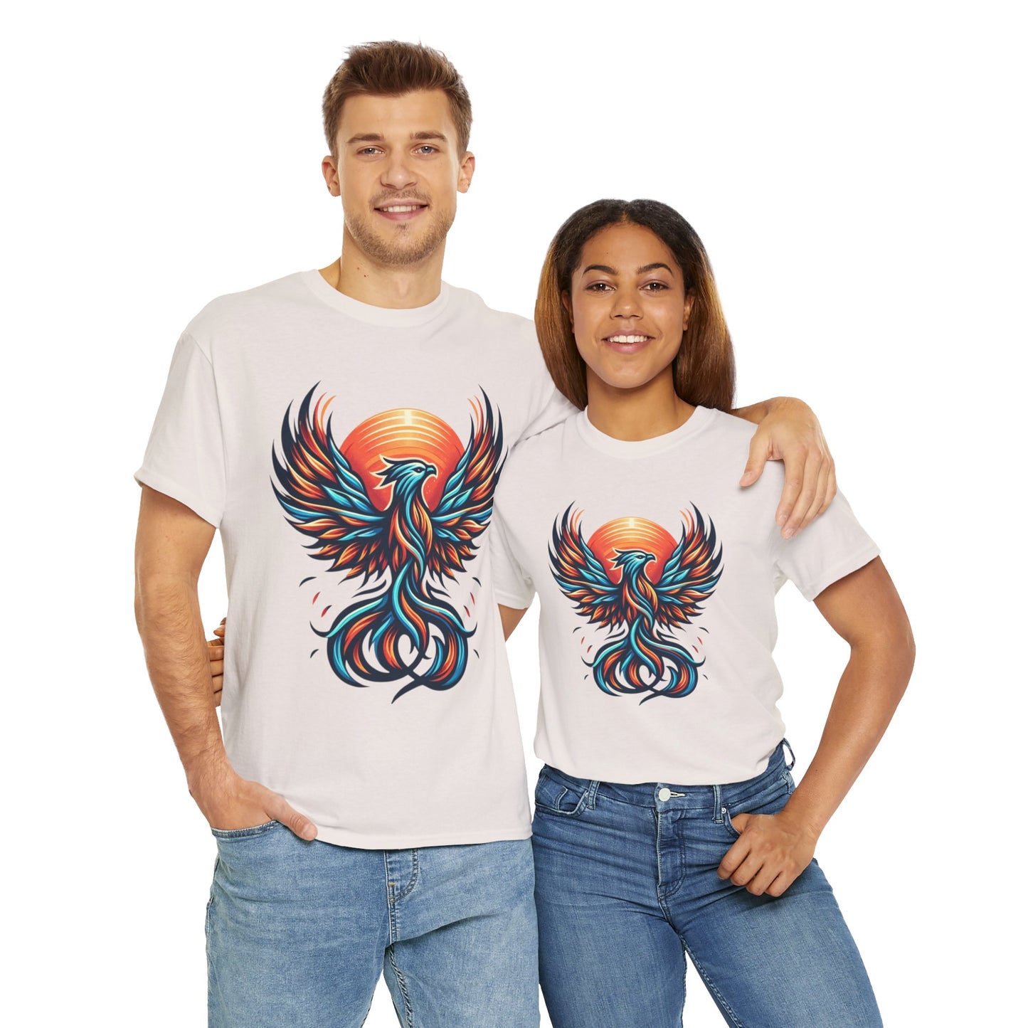 Phoenix Rising Again - T-Shirt - Resilience | Are you celebrating a rebirth? The Phoenix is the symbol of overcoming obstacles and change in life.