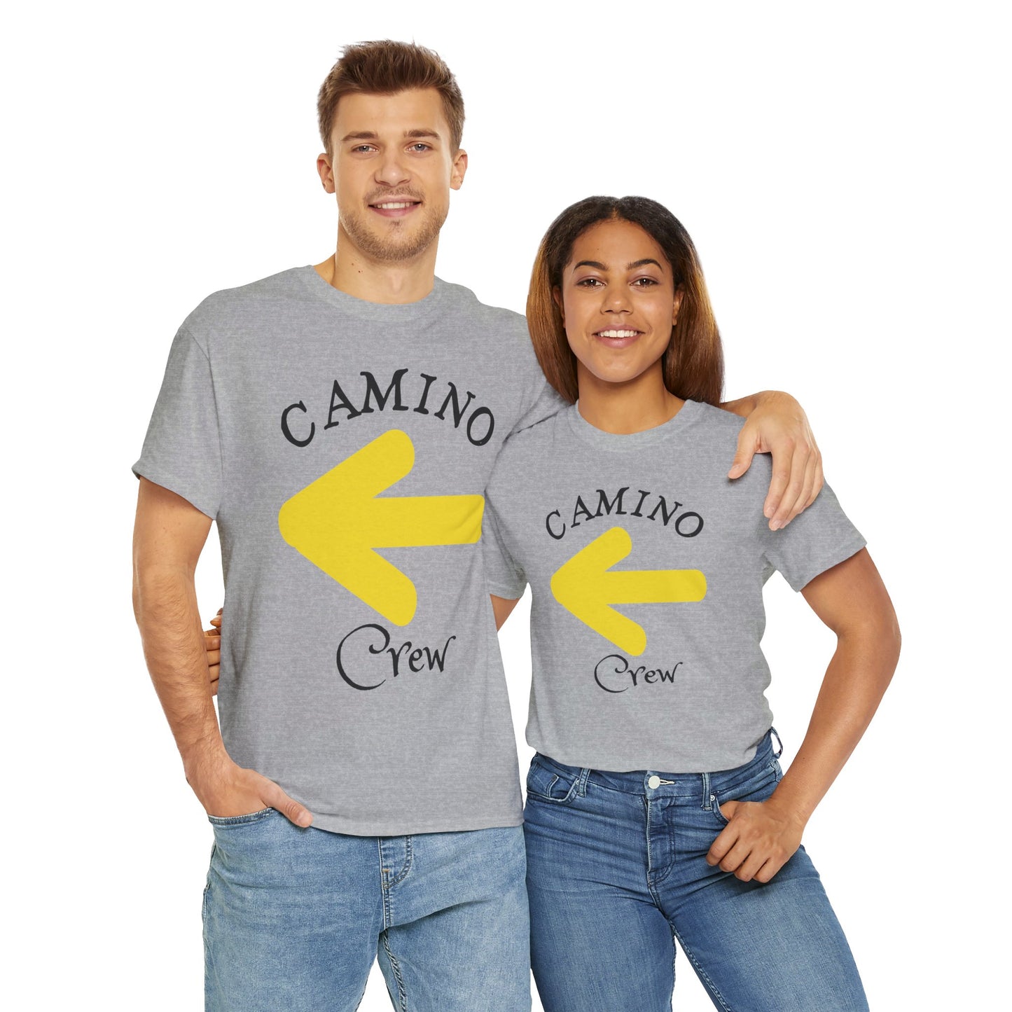 Camino Companions Tee: Join the "Camino Crew" and Embrace the Pilgrim's Path  Custom Design Not Sold In Stores