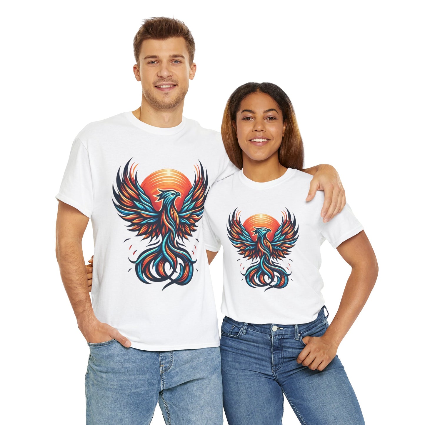 Phoenix Rising Again - T-Shirt - Resilience | Are you celebrating a rebirth? The Phoenix is the symbol of overcoming obstacles and change in life.