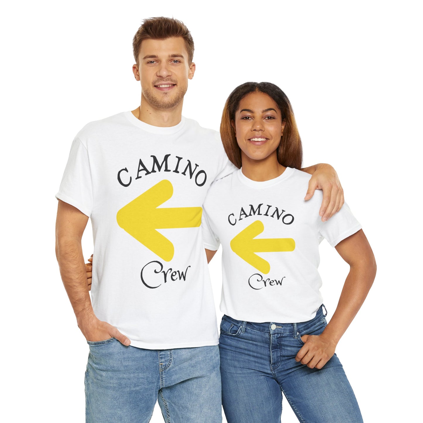 Camino Companions Tee: Join the "Camino Crew" and Embrace the Pilgrim's Path  Custom Design Not Sold In Stores