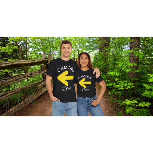 Camino Companions Tee: Join the "Camino Crew" and Embrace the Pilgrim's Path  Custom Design Not Sold In Stores