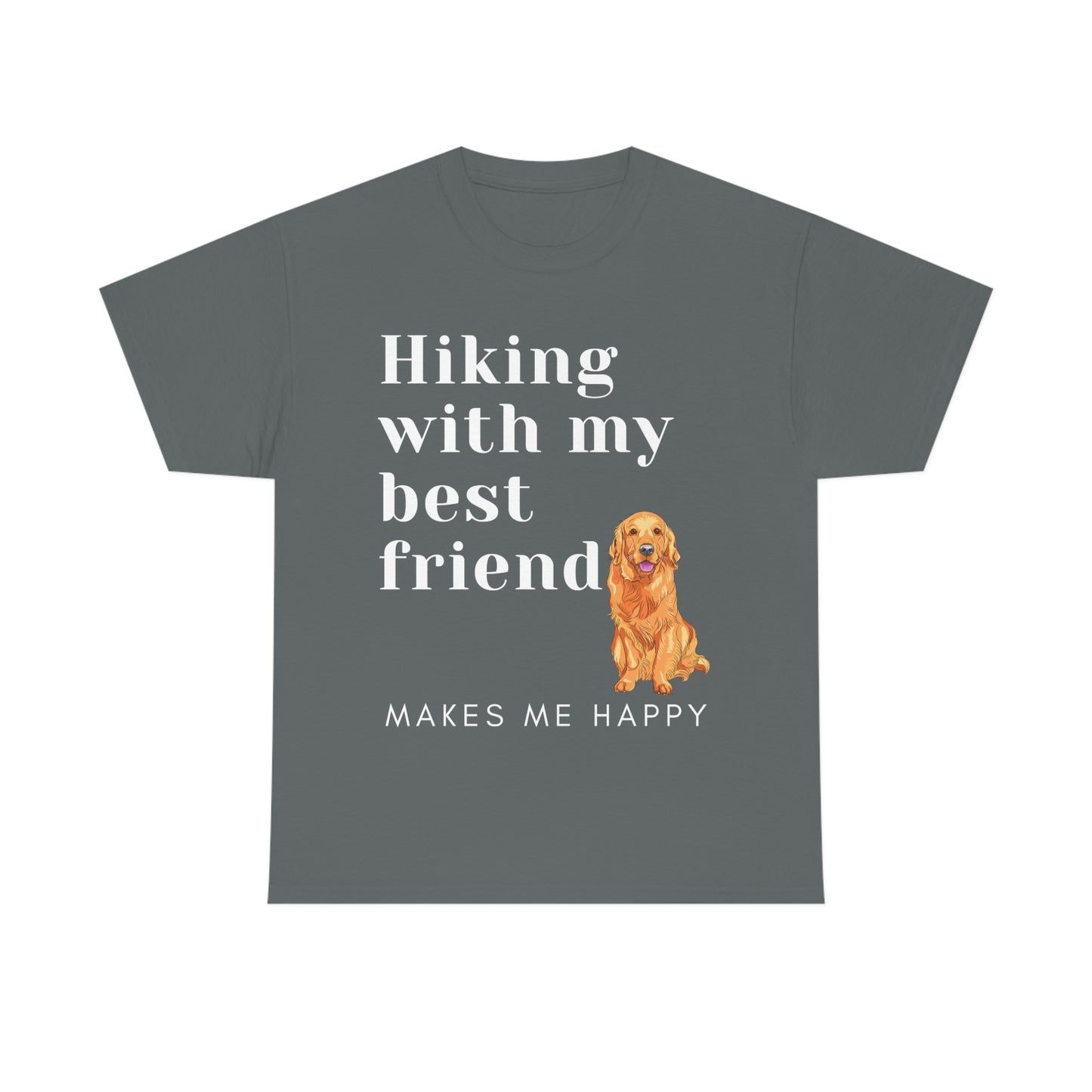 Hiking With My Best Friend - Golden Retriever T-Shirt