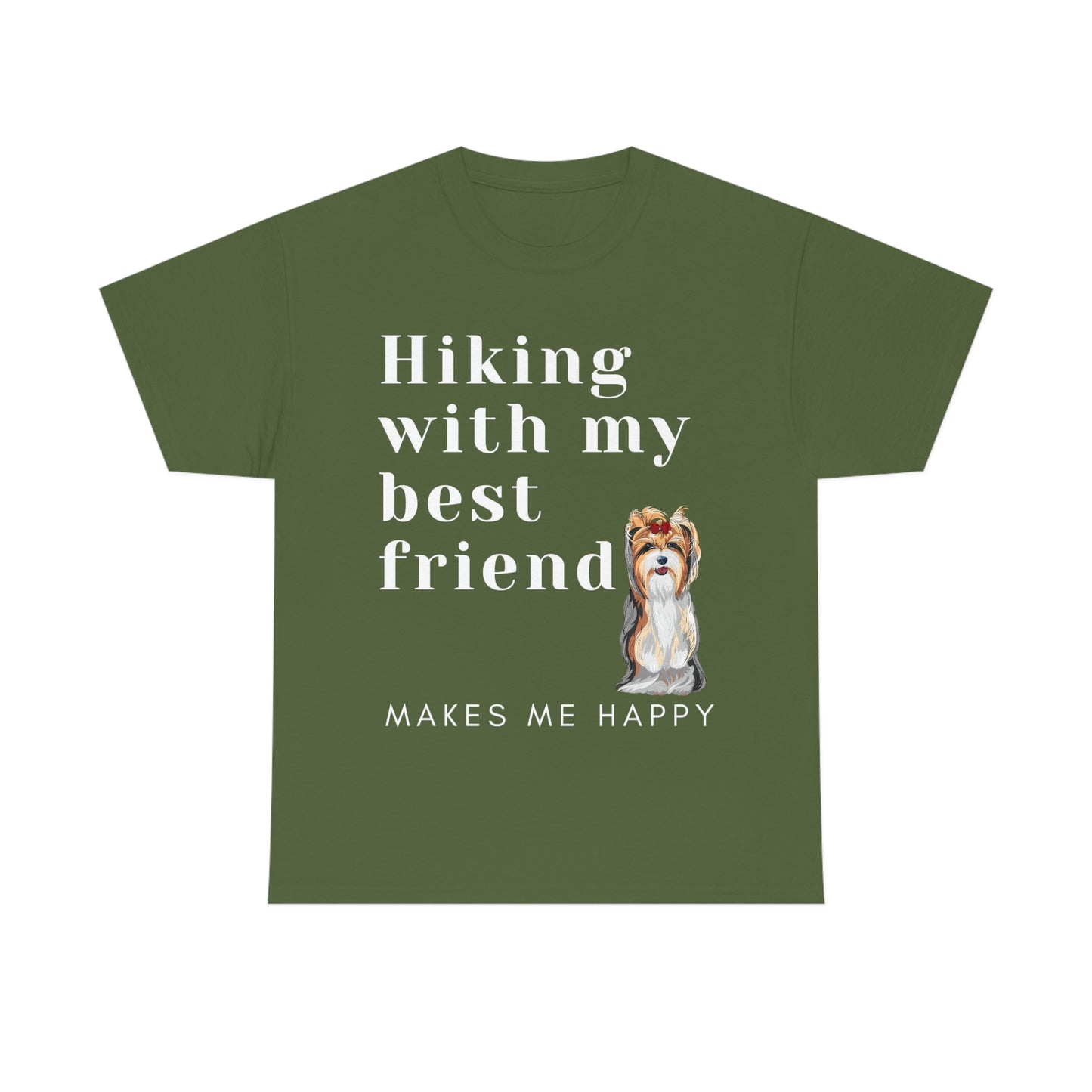 Hiking With My Best Friend - Yorkie T-Shirt